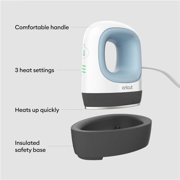 Cricut EasyPress Mini for Heat-Pressing Small Objects Like Shoes, Stuffed Animal - Picture 2 of 7